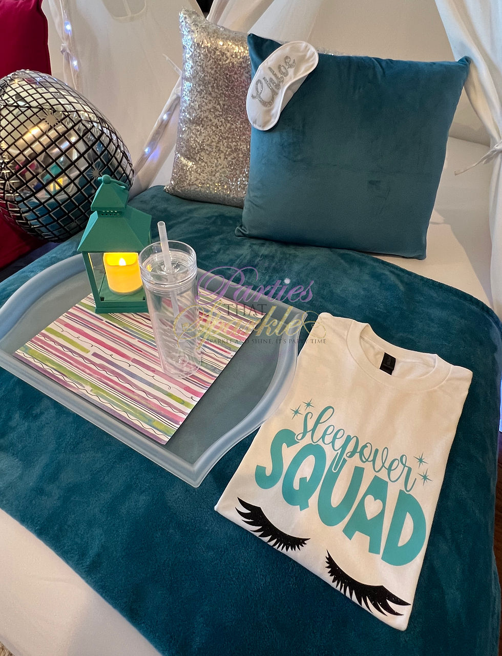Thumbnail: Glitz and Glam Sleepover Squad T-Shirts