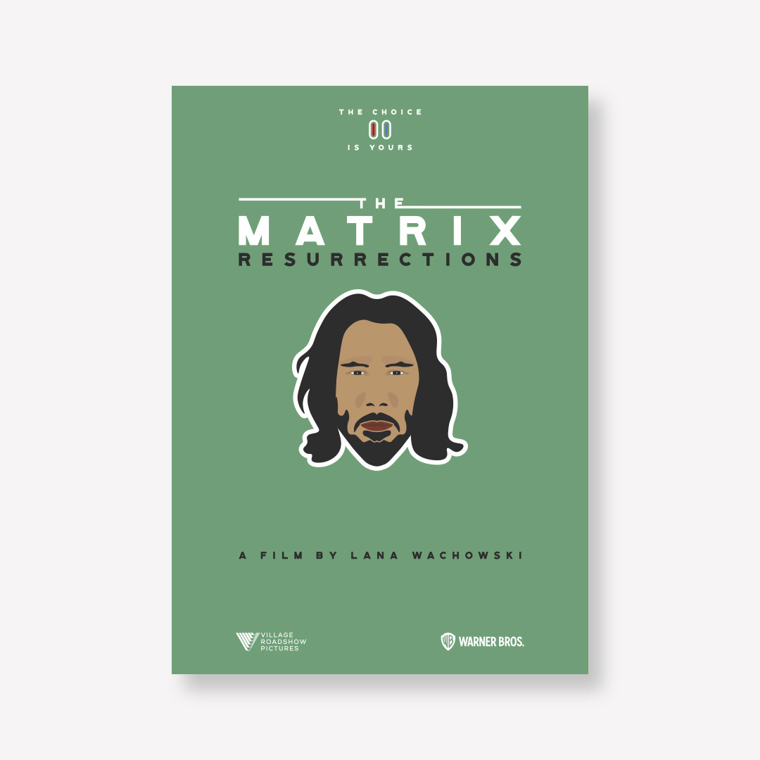 Affiche film The Matrix Resurrections avec Keanu Reeves