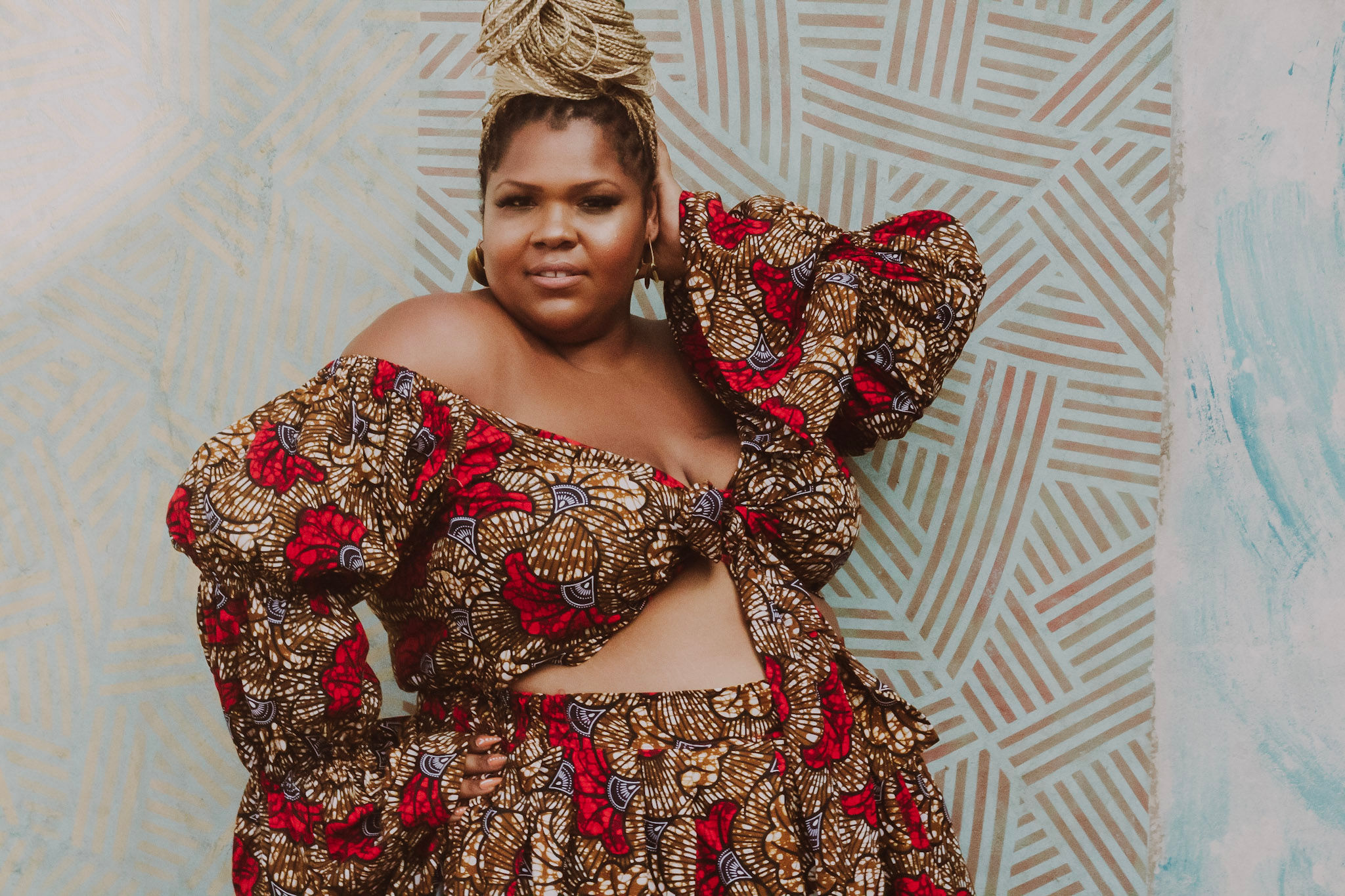 Tie Front Mini Flower Print Dress