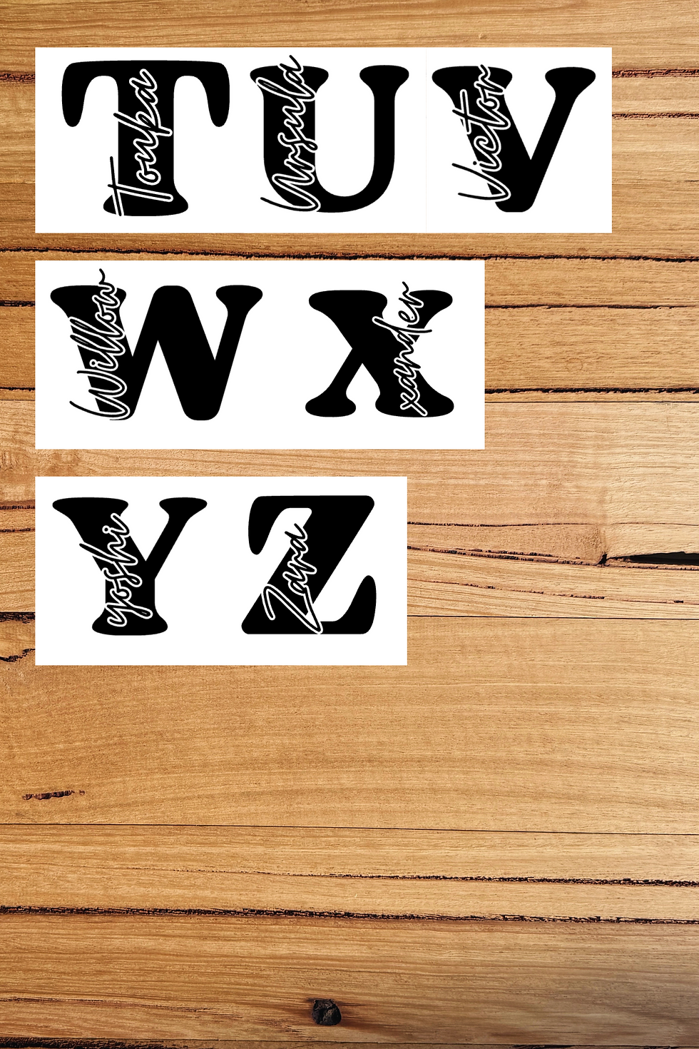 Thumbnail: Luxe Letters - Cursive Name