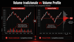 Volume tradizionale VS Volume Profile