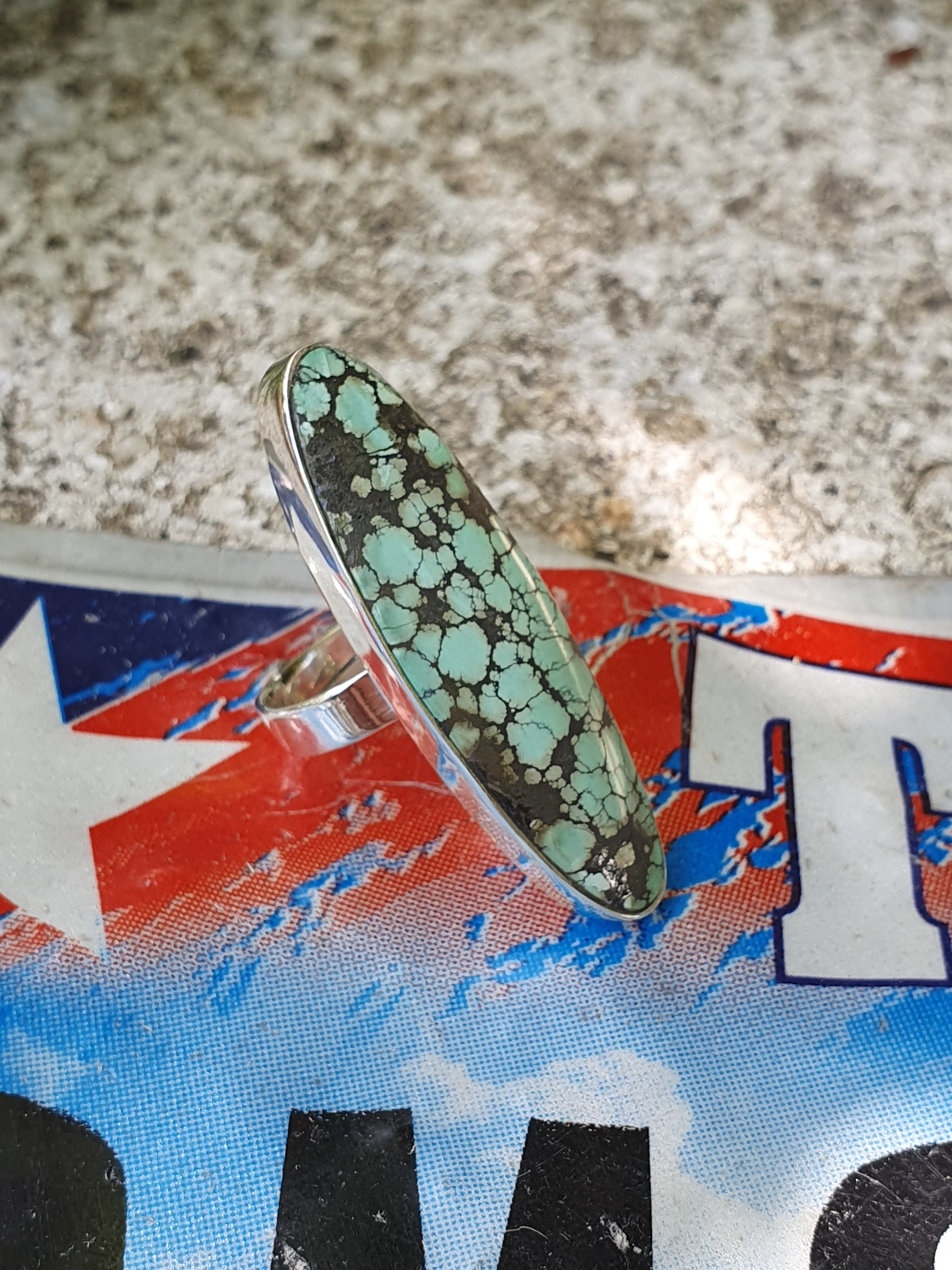 Bague argent massif et Turquoise