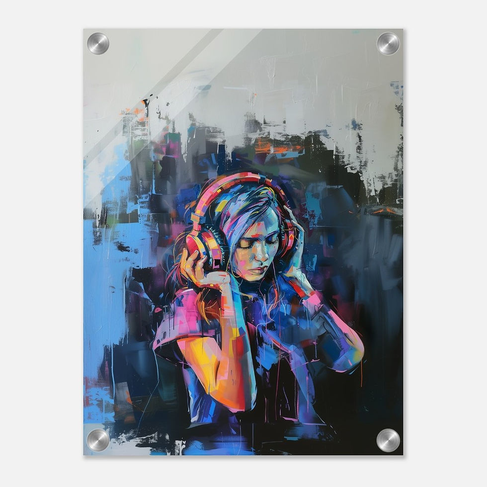 Acrylic of Wall Art Just Dance