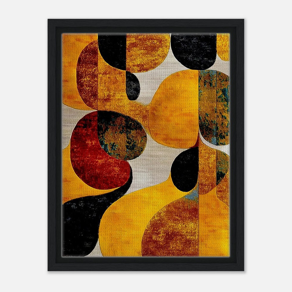 Miniaturbild: Colorful wall art with circles