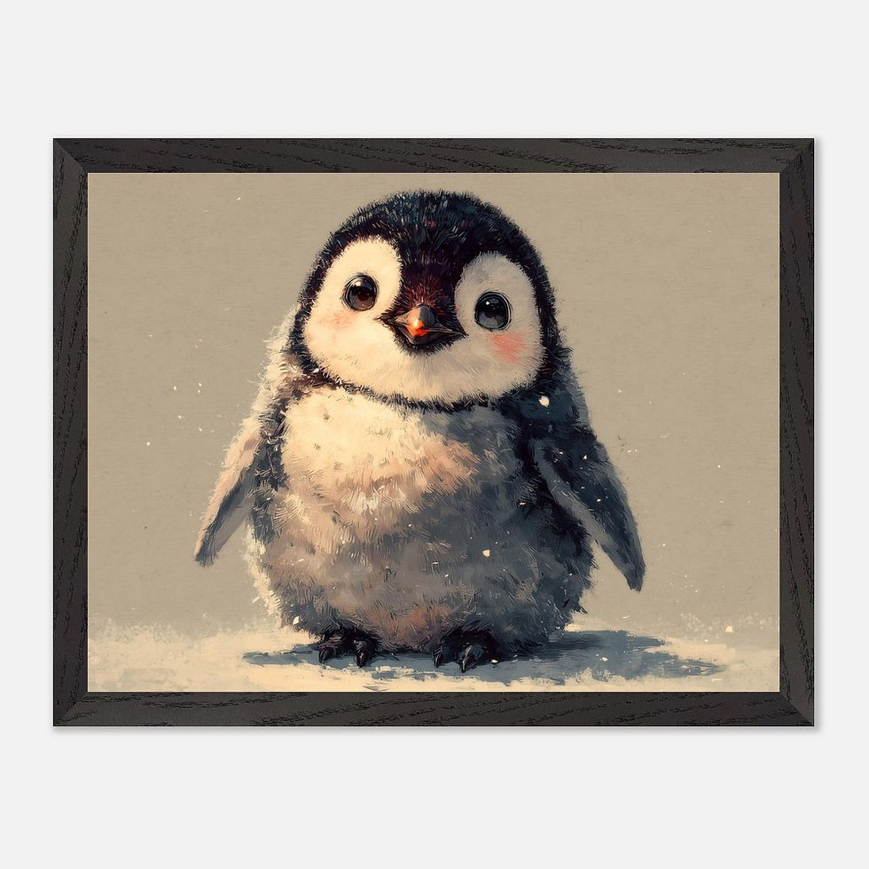Wallart of a Pinguin