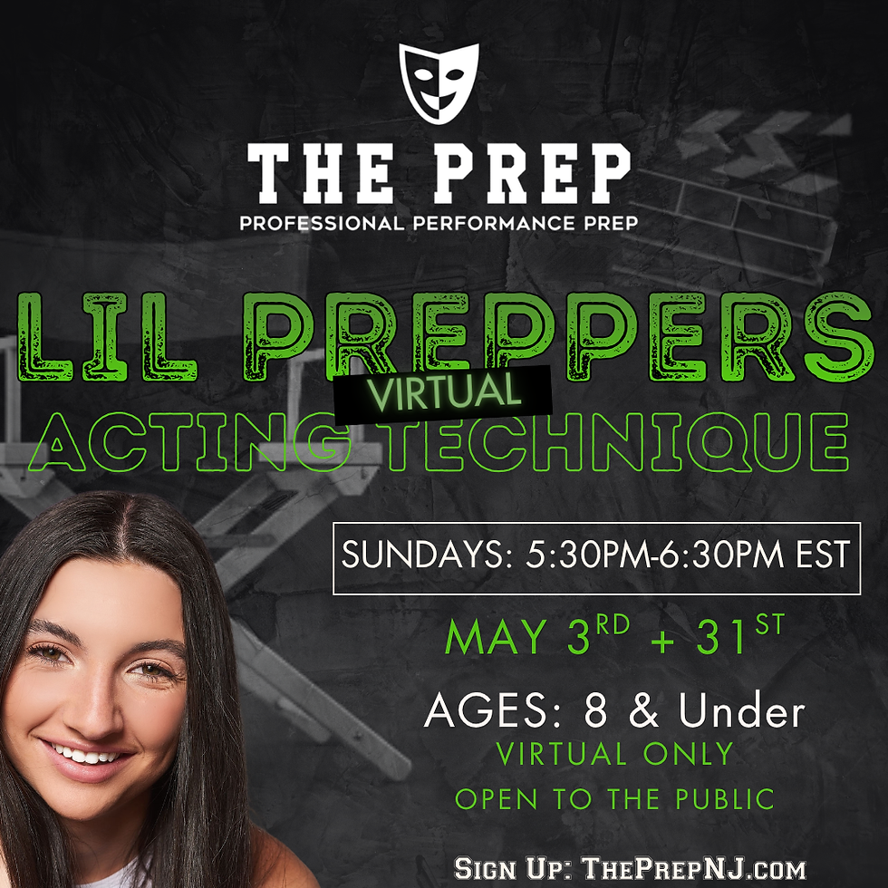 Virtual Lil' Preppers Acting Class