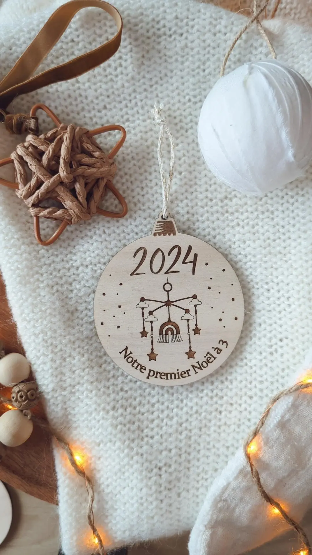 Boule de noël Famille