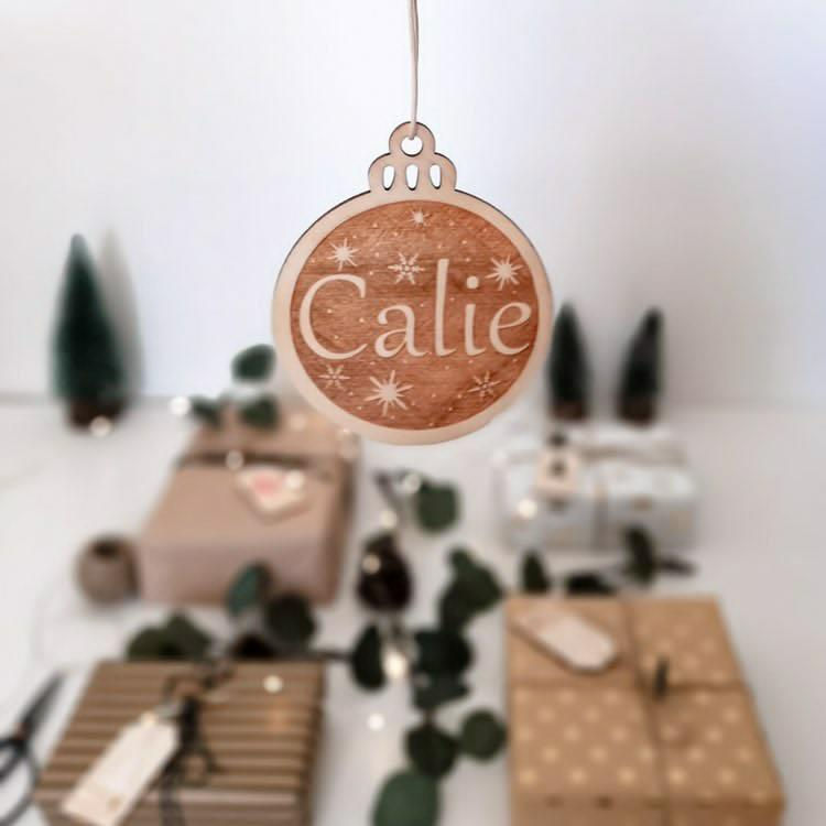 Miniature : Boule de Noël prénom
