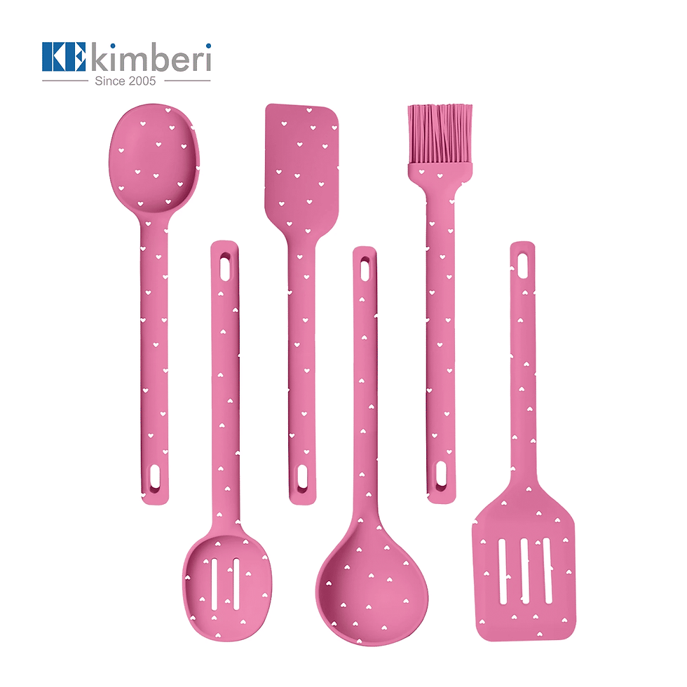 Silicone Kitchen Utensil Set 6-Piece Heat-Resistant Cooking Tools