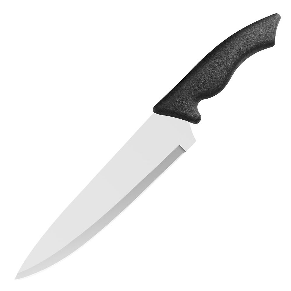Thumbnail: Classic Black-Handle Kitchen Knife Set 5-Pieces