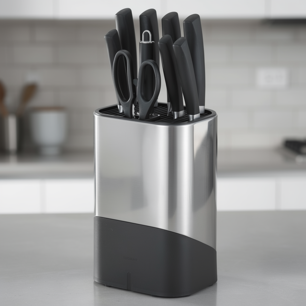 Single steel head Kitchen Knife Set of 10