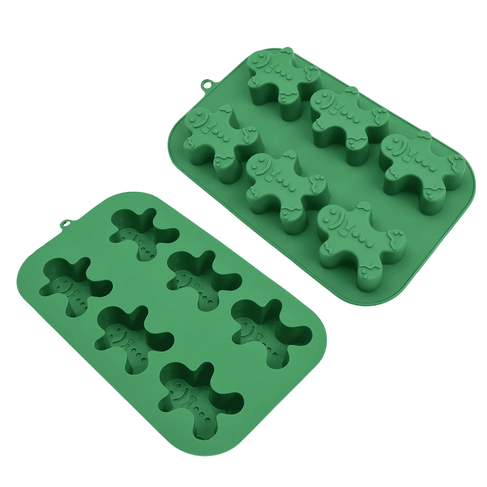 Christmas Gingerbread Man Silicone Cake Mold Baking Tray
