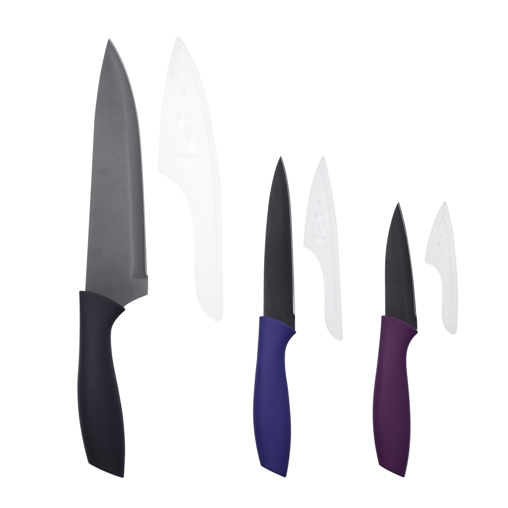 Modern & Edgy Black Series 3-Pieces Set Knife