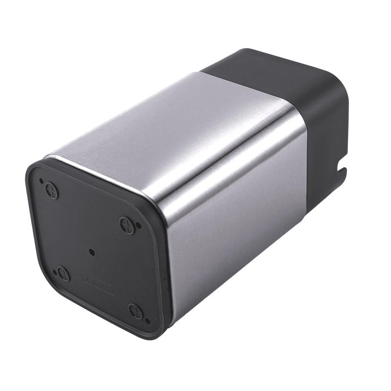 Thumbnail: Knife Block with Sharpener, 430 Stainless Steel Storage Holder