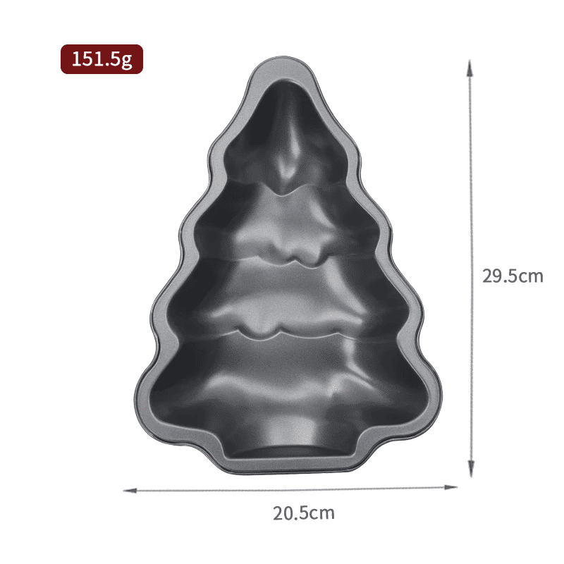 3D Christmas Tree Silicone Cake Pan Non-Stick Baking Mold
