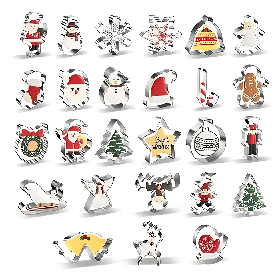 Stainless Steel Christmas Cookie Mold Cartoon Animal Baking Tool