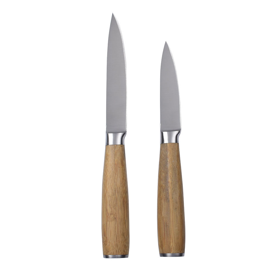 Thumbnail: Wooden Handle 5-piece Knife Set