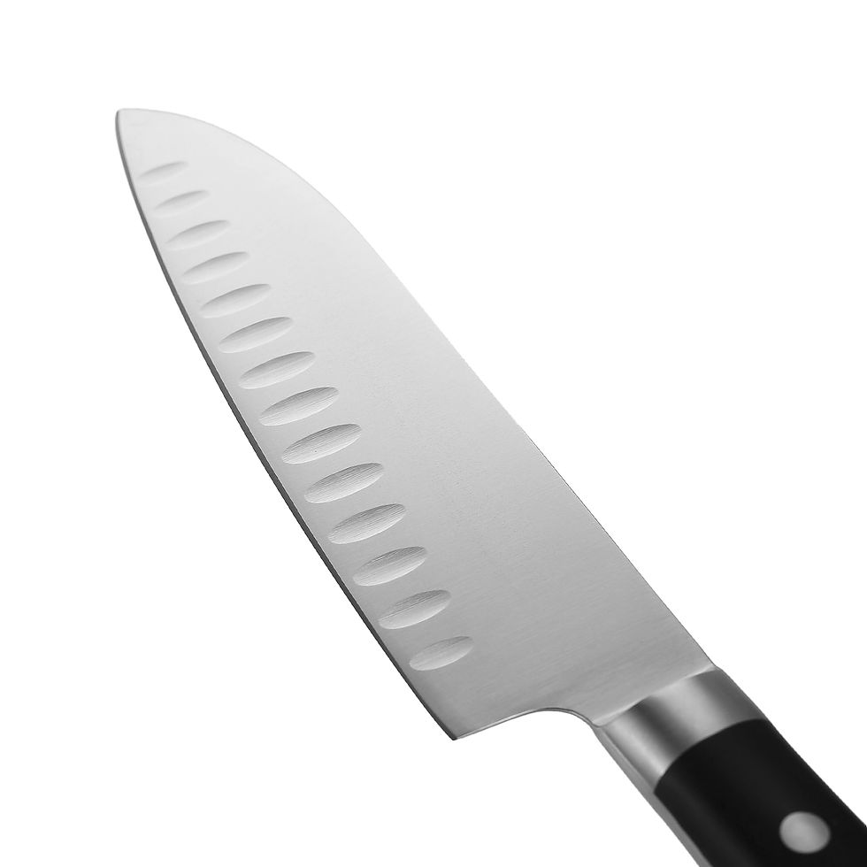 Thumbnail: 7 Inch Double Steel Head Japanese Chefs Knife