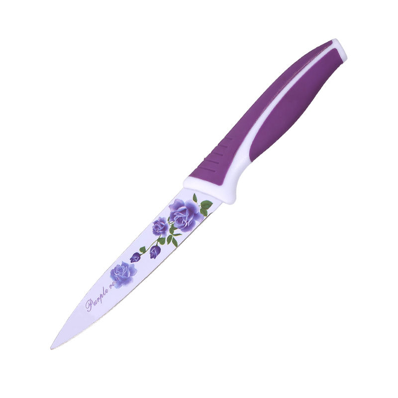 Thumbnail: Purple Kitchen Knife Set of 4