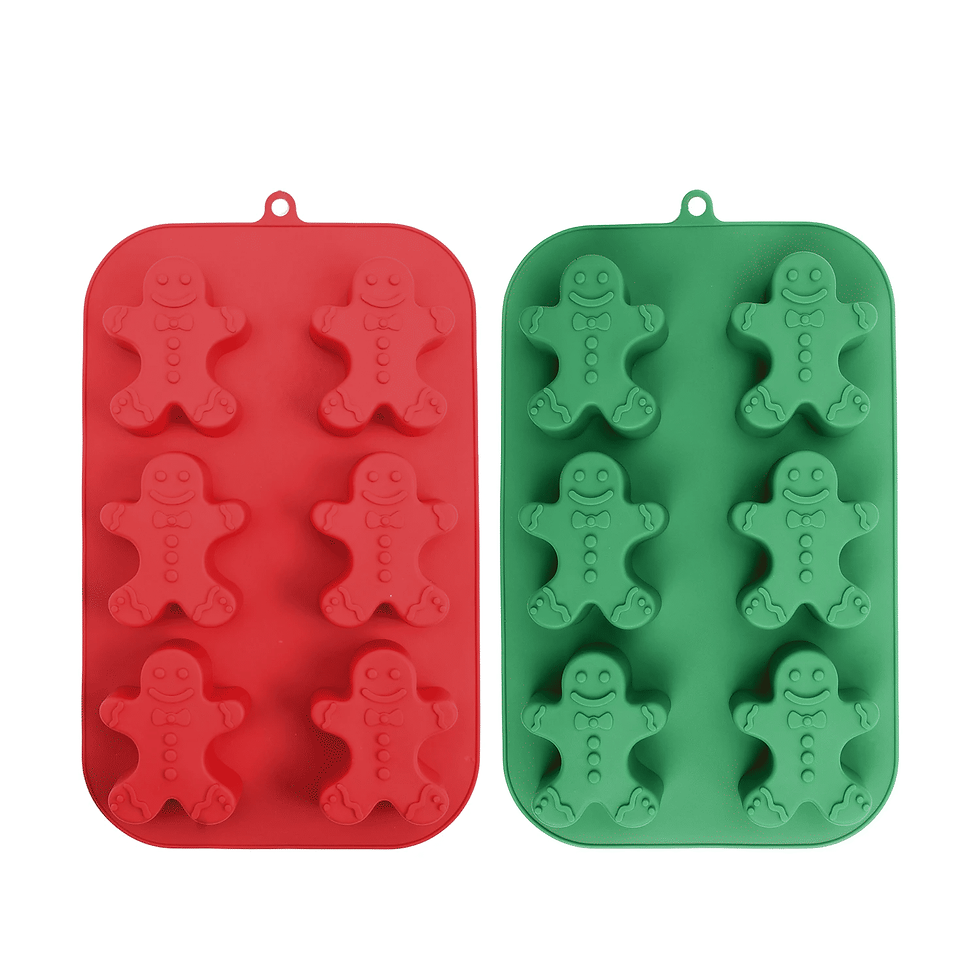 Christmas Gingerbread Man Silicone Cake Mold Baking Tray