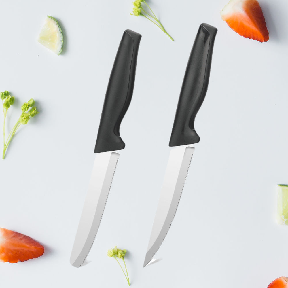 Premium Full-Tang Stainless Steel Steak Knife Set | Polypropylene Handle