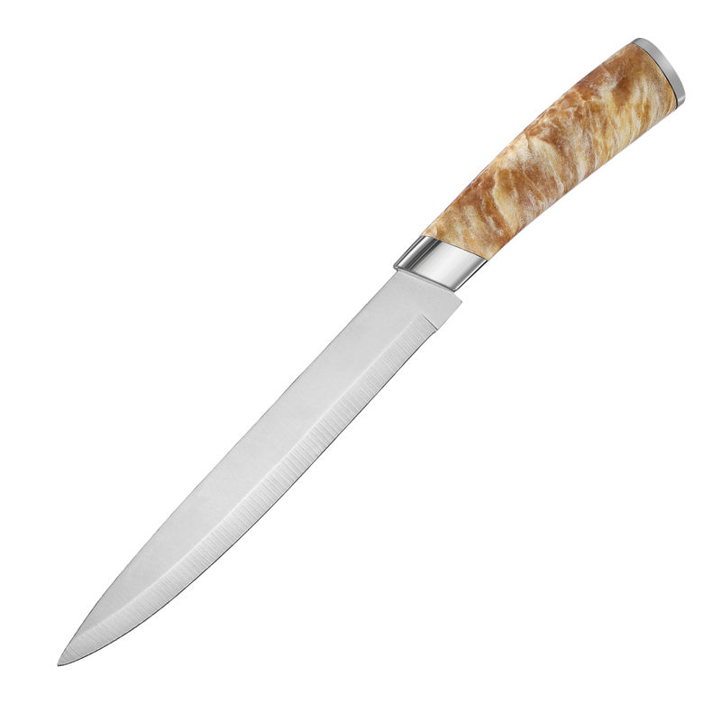 Thumbnail: Kitchen Knives Set with Marble Pattern handle 