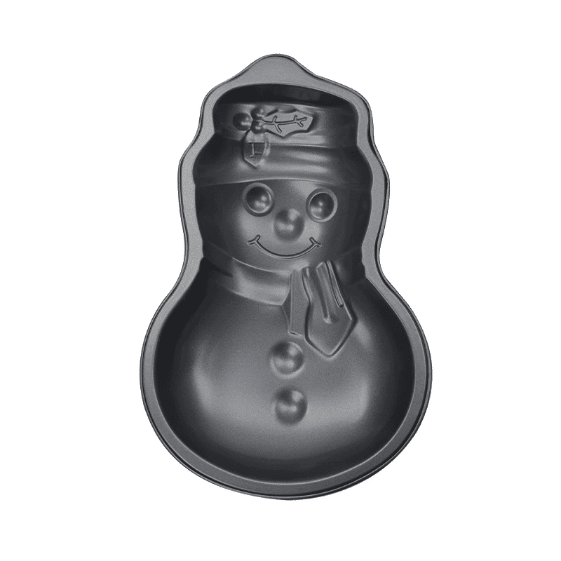 Snowman Shape 3D Silicone Mold for Christmas Chocolate Candy