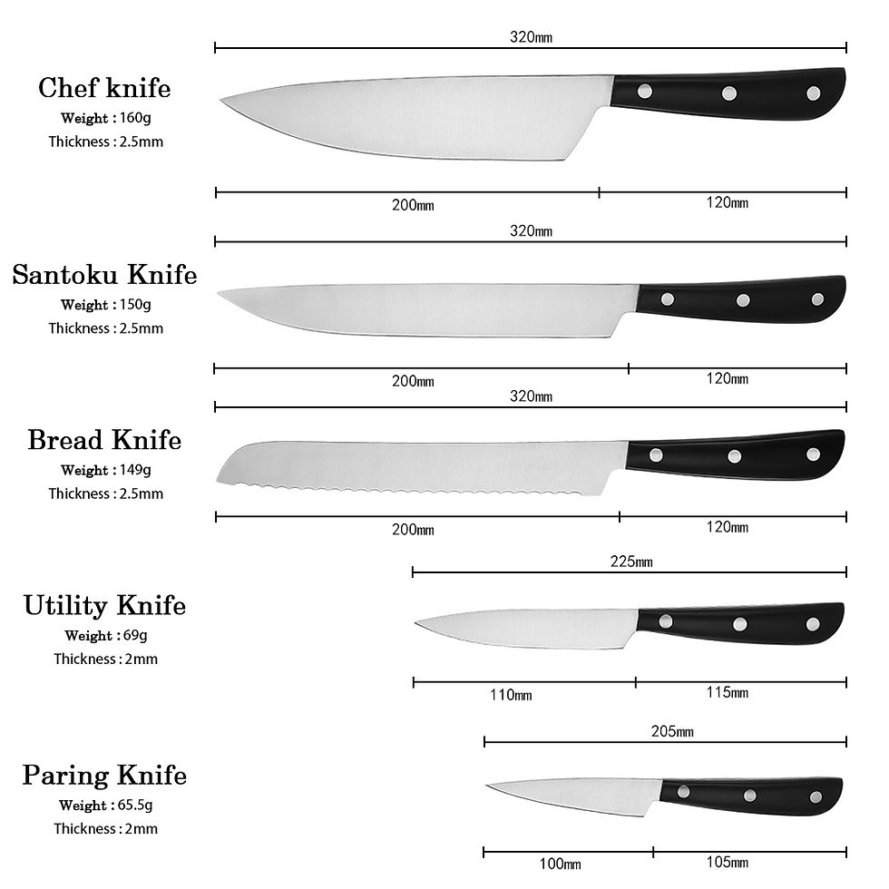 Thumbnail: Chef Knife Set- S5-14-J2S4 