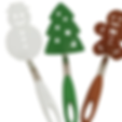 Christmas Tree Shaped Cooking Spatula Silicone Kitchen Turner Tool