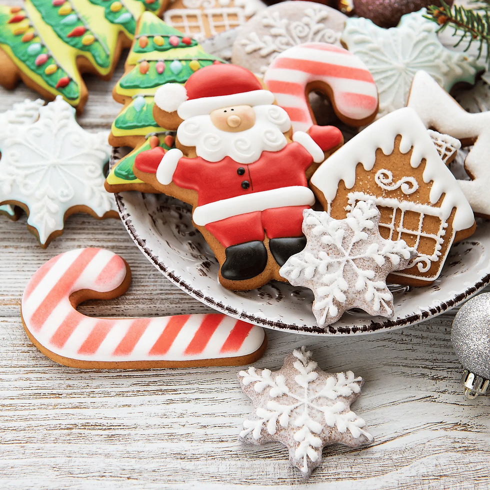 Stainless Steel Christmas Cookie Cutter Cartoon Shapes Set