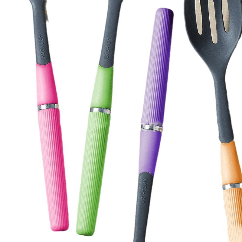 6 Piece Silicone Kitchen Utensil Set Heat Resistant Cooking Tools
