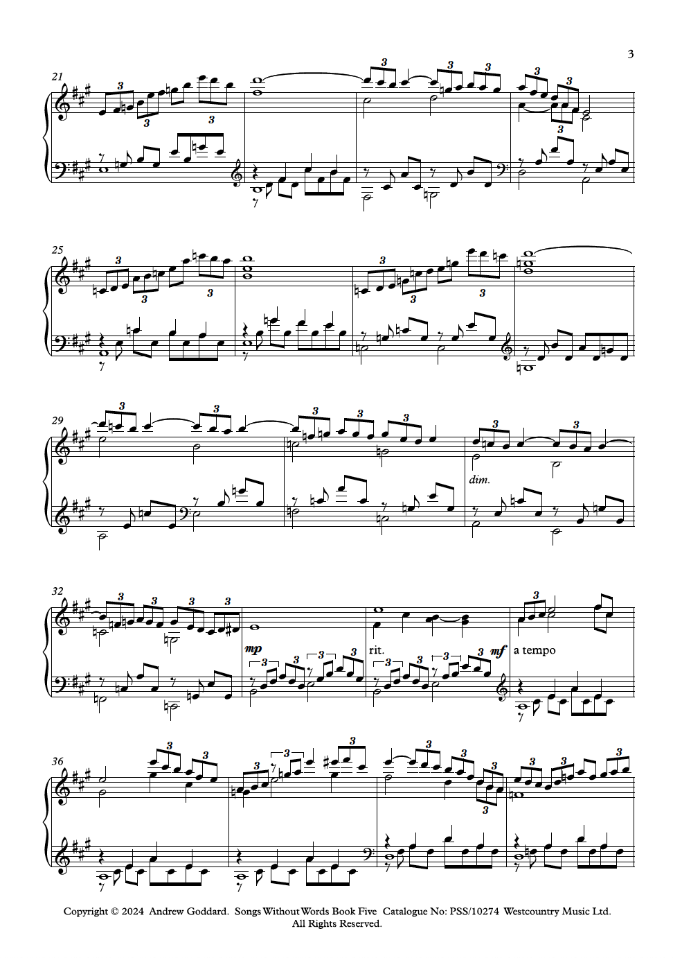 Thumbnail: Songs Without Words - Book 5