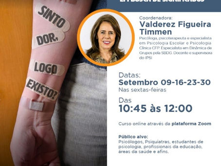 Curso de Extensão - Cortes na Pele, a fala muda em busca de significados
