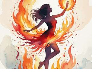 Fire Dance Woman