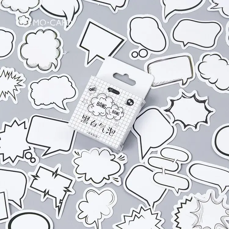Thumbnail: 45 Pcs/Box Various Stickers Pack Kawaii Planner Journal Scrapbooking Stickers