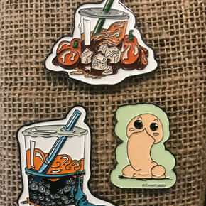 Enamal pins