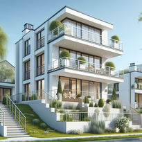 diseño casa campestre dos y tres piso moderna