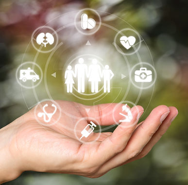 Patient Hands with Medical and Healthcare Icons..jpg