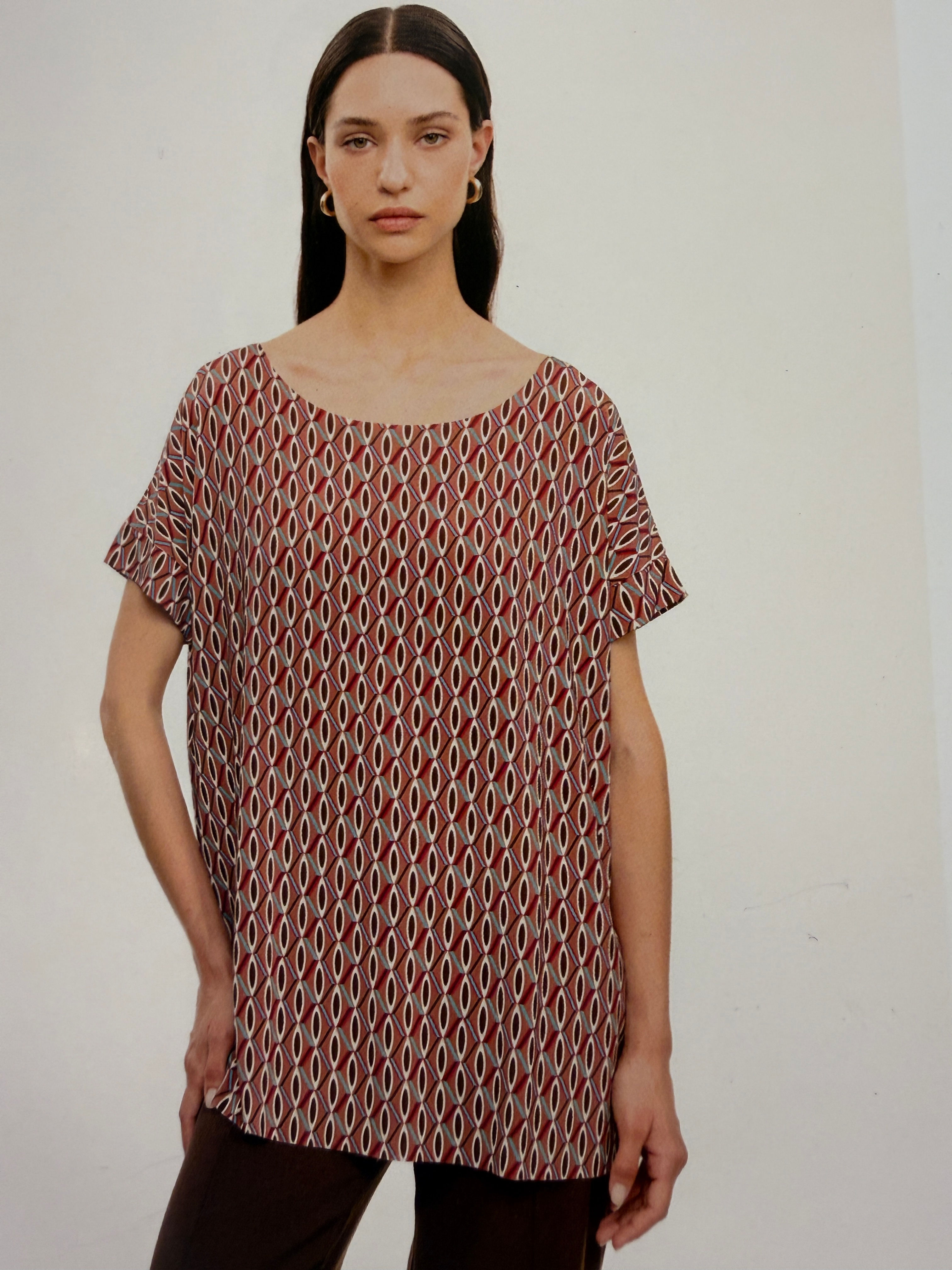 Casacca fantasia viscosa 