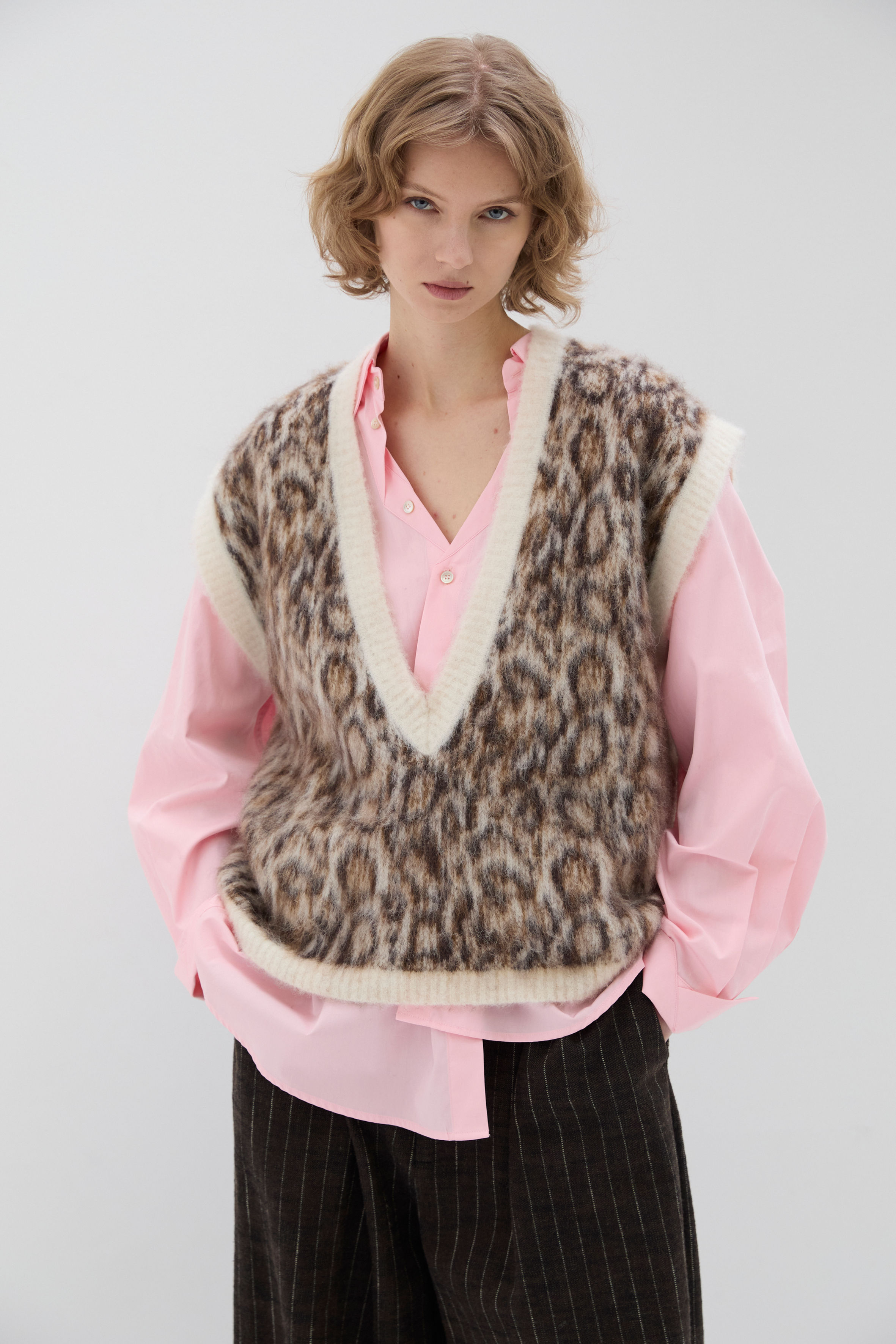 Gilet scollo avanti e dietro