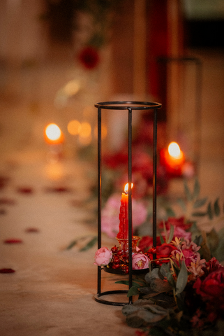 Candle Ornament Scene