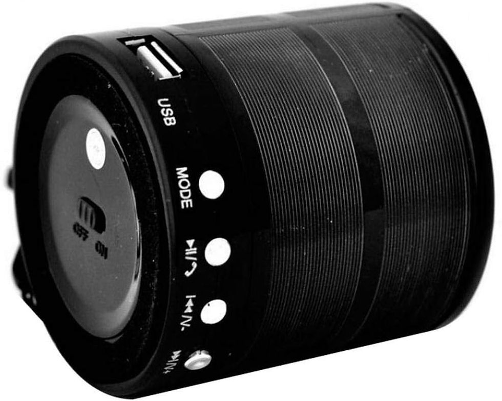 Miniatura: Caixa de Som Mini Speaker WS-887 | Bluetooth | Bivolt Preta