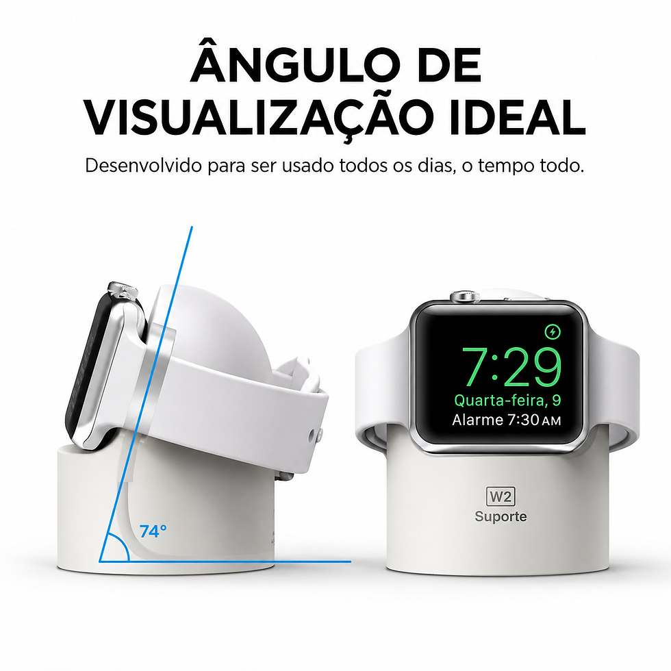 Miniatura: Suporte para Carregador Apple Watch – Organizador de Mesa