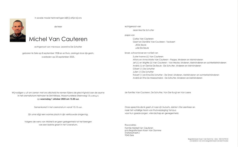 Droevig nieuws