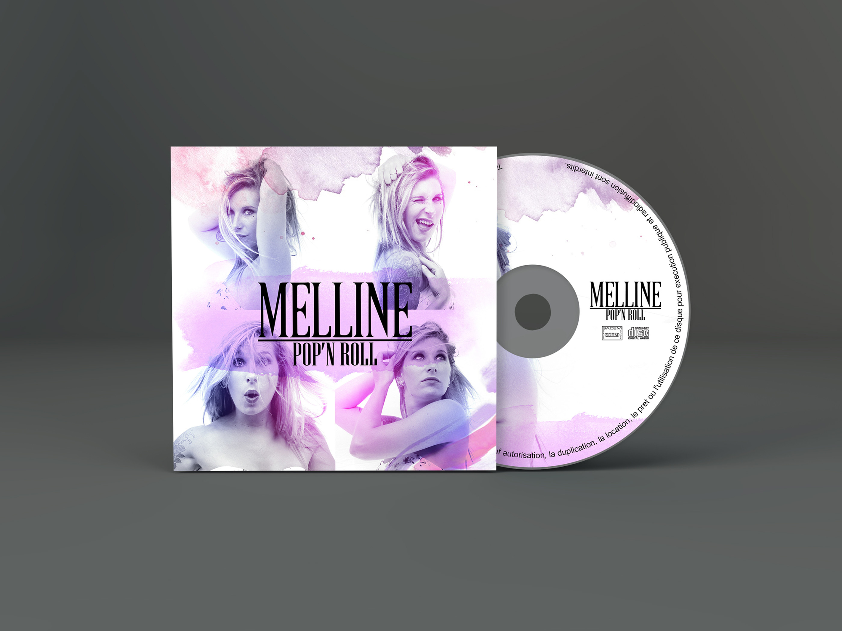 EP Melline - Pop'n roll (5 titres-2018)