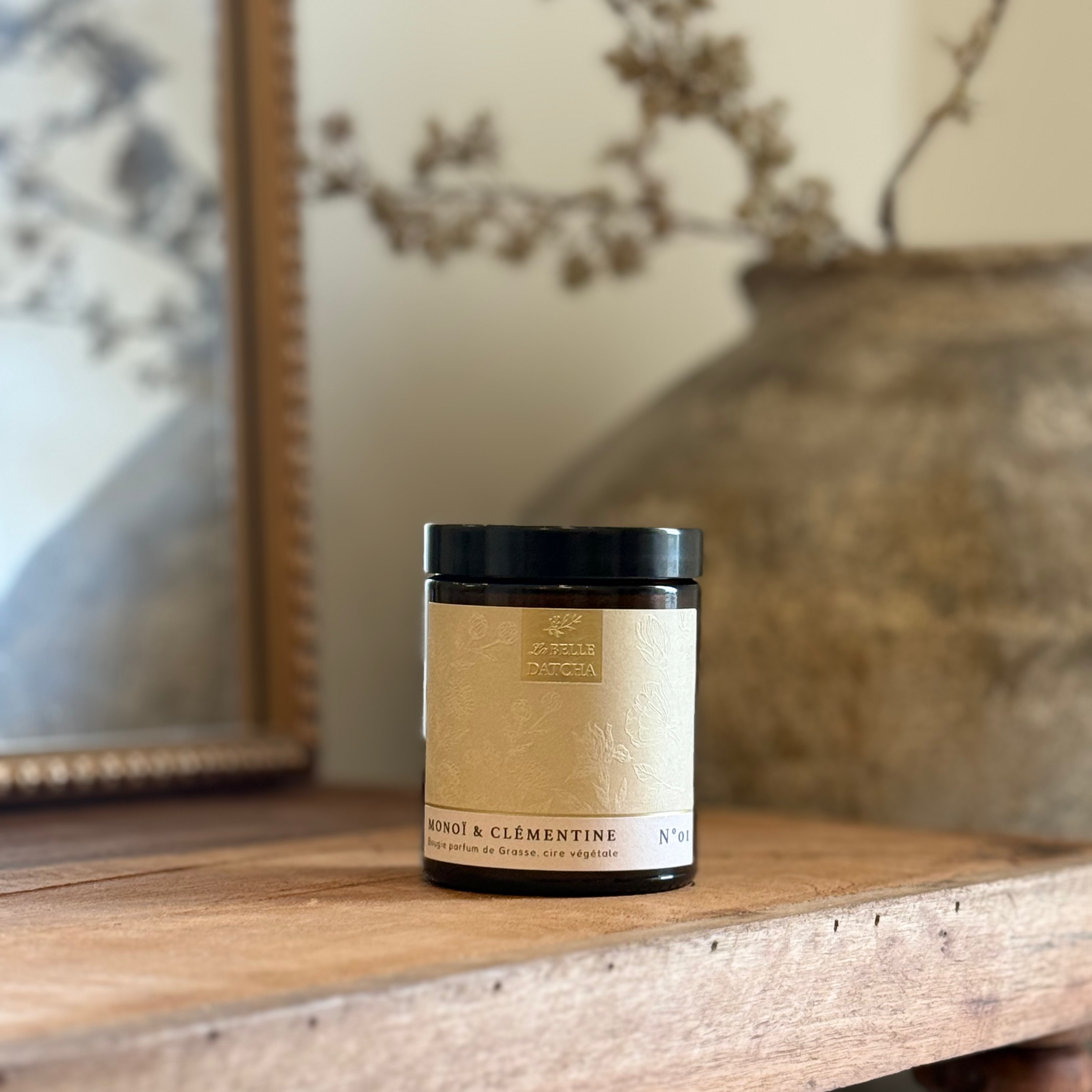 Bougie Monoï et Clémentine