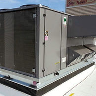 An HVAC rooftop package unit