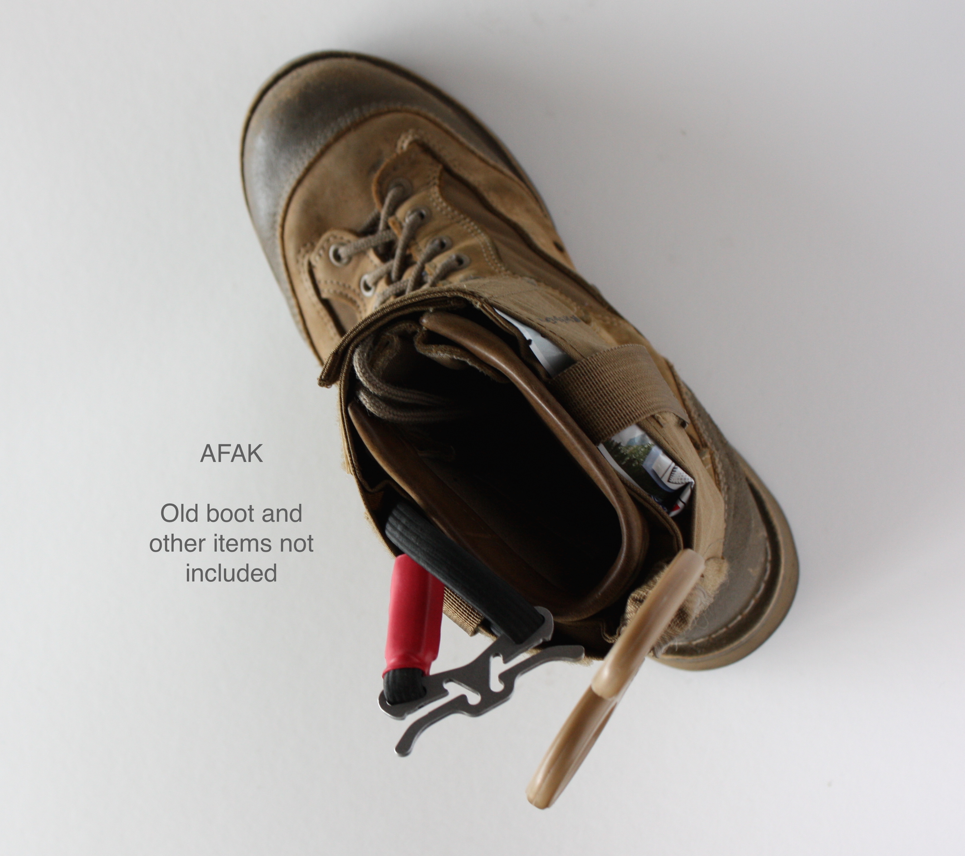 AFAK on boot top - Items not Included