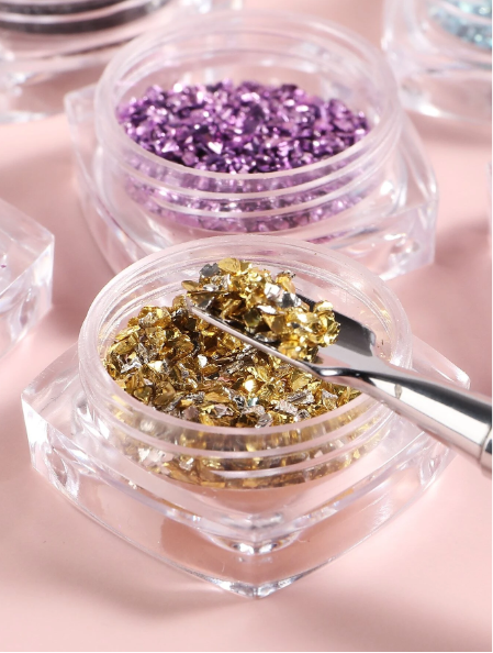 Miniature : 30 boîtes Décoration à Nail Art couleur mélangée