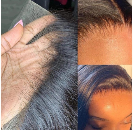 Miniature : 2 Perruques Lace Front Wig brésilienne naturelle, cheveux lisses